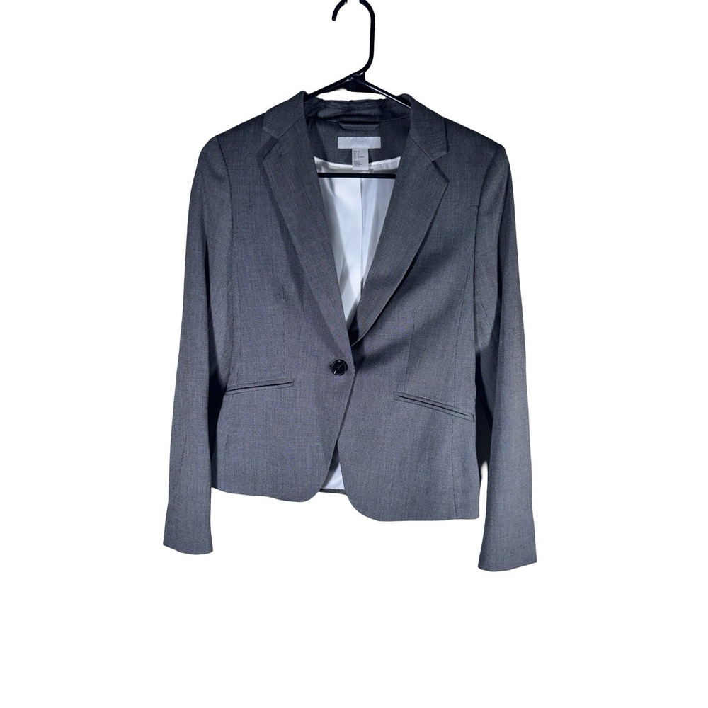 H&M Blazer / Jacket Size 6 Women's Grey‎ Blazer / Professional Workwear